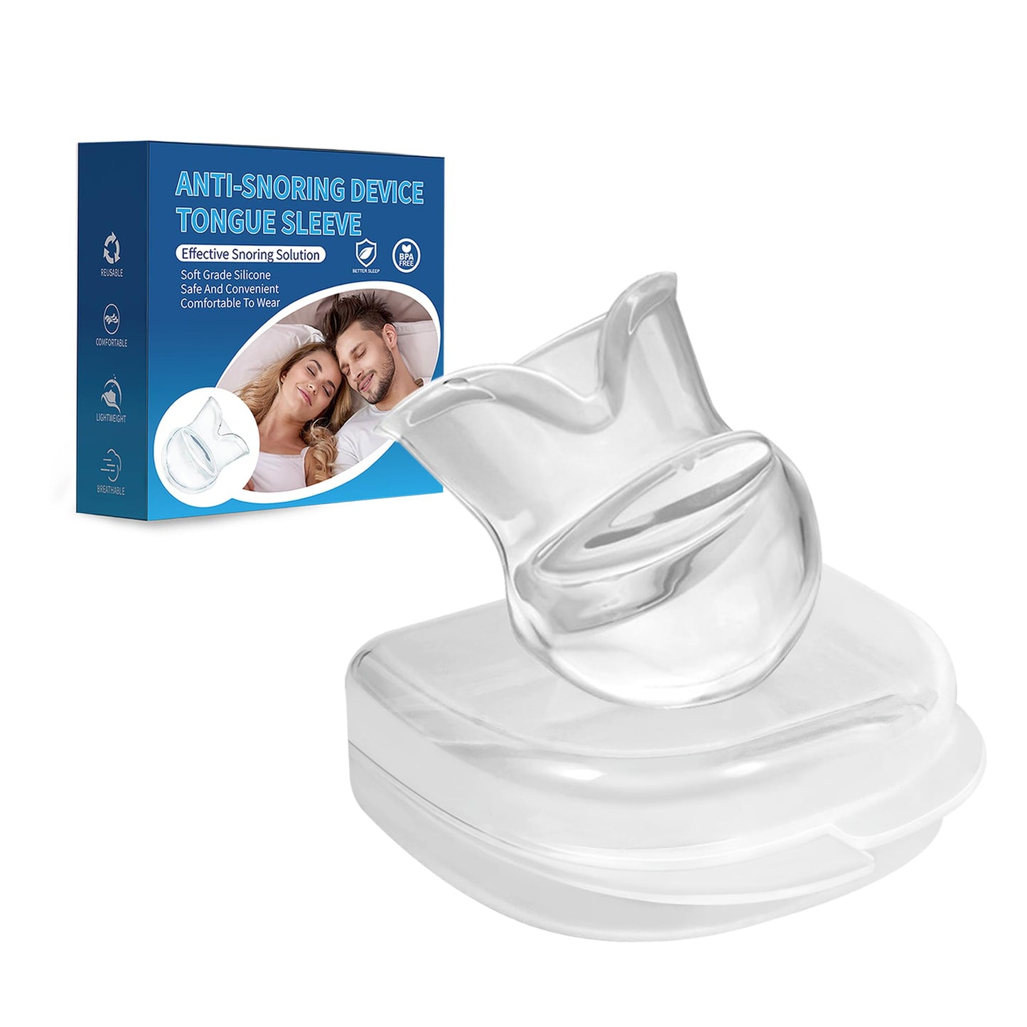 Anti-Snore Device, Reusable for Men/Women