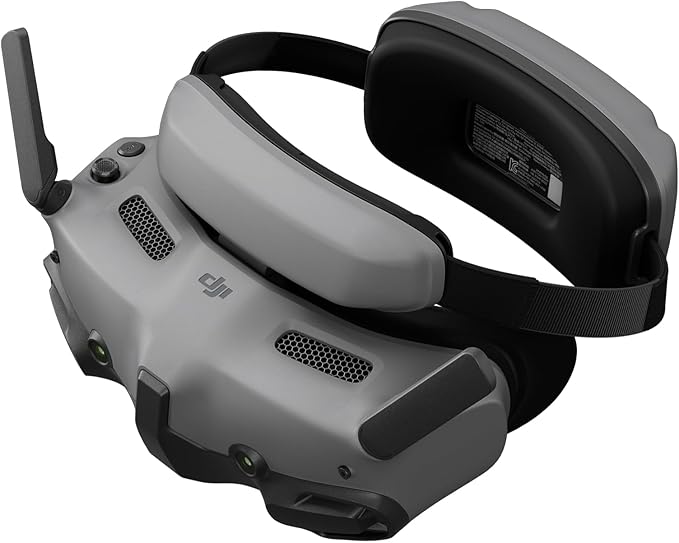 DJI Goggles 3, FPV Goggles with Stunning Micro-OLED Screens, Immersive Flight Experience, O4 HD Video Transmission, Adjust...