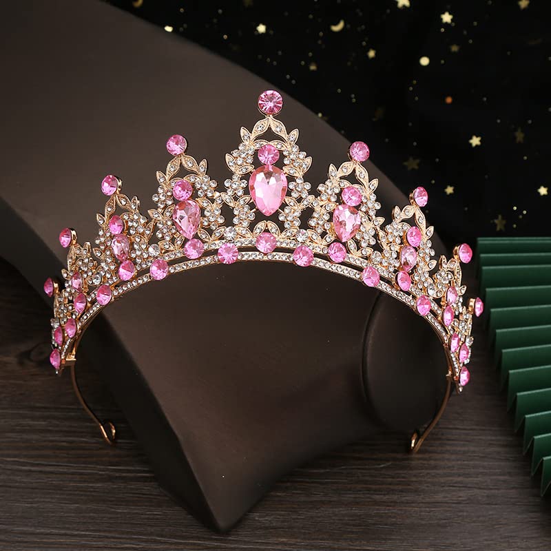 Tiaras for Women Birthday Crown Princess Crowns Rhinestone Girls Headbands Prom Party Accessories Wedding Bridal Hairpiece...