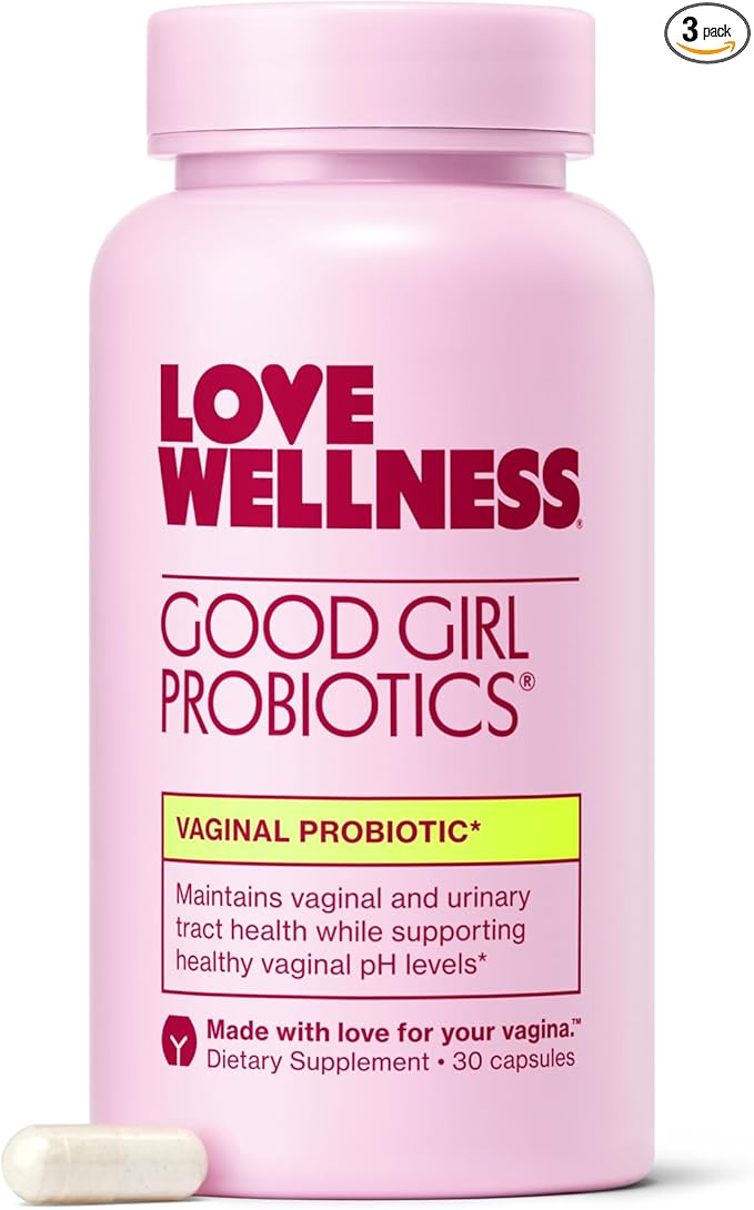Love Wellness Good Girl Probiotics | Women’s Vaginal Health & pH Balance Supplement | 9-Strain Probiotic for Urinary Trac...