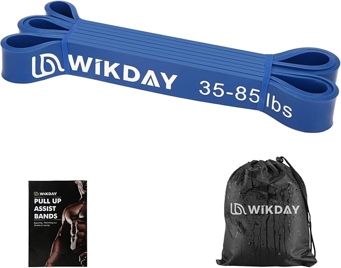 WIKDAY Resistance Bands for Working Out, Exercise Bands, Workout Bands, Pull Up Assistance Bands for Body Stretching Train...