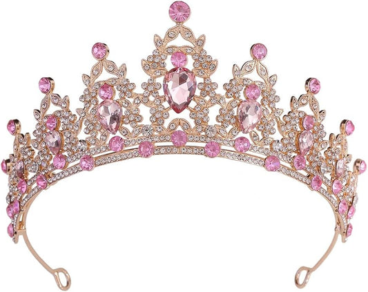 Tiaras for Women Birthday Crown Princess Crowns Rhinestone Girls Headbands Prom Party Accessories Wedding Bridal Hairpiece...