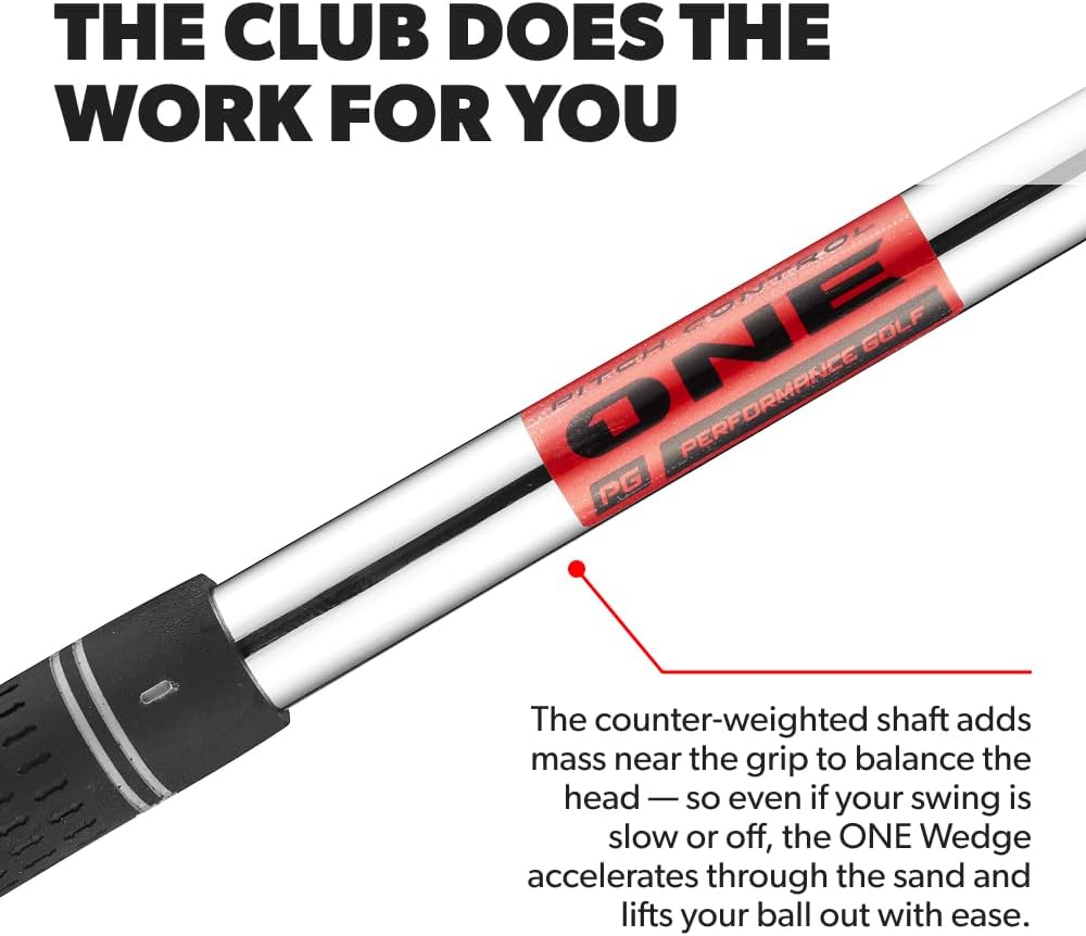 Performance Golf ONE Wedge | Accelerates The Club Through Any Lie | Solid Shots | No Chunking | Gets You On The Green in One Shot
