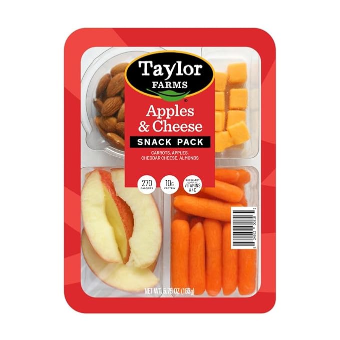 Taylor Farms Apples and Cheese Snack Pack, 5.75 Ounce