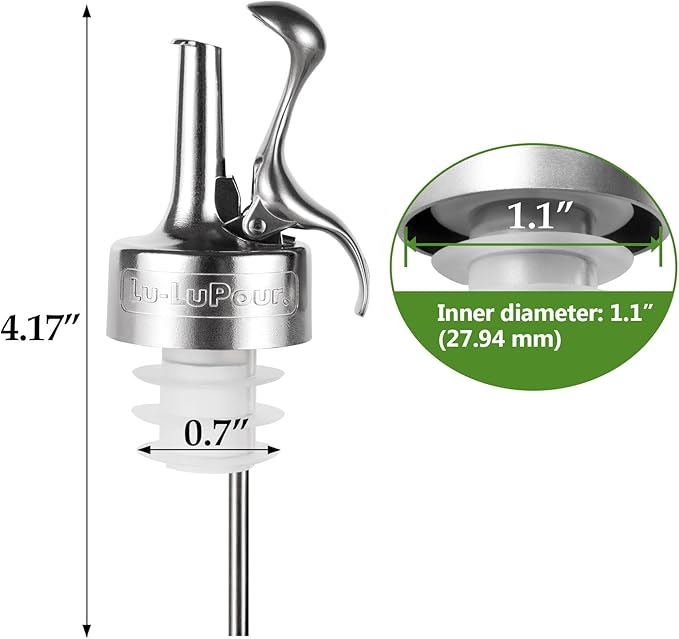 Wine Bottle Stopper, Wine Stopper & Pourer 2 in1, Champagne Stoppers, Bar Pour Bottles Reusable Wine Preserver, Suitable for Alcohol, Wine for Best Christmas and Birthday Gifts for Wine Lovers