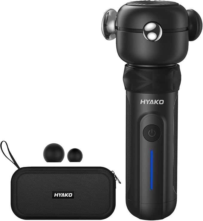 HYAKO SE Muscle Therapy Massage Gun - Deep Tissue Vibration Massager, Non-Invasive Design for Full-Body Care, Pain Relief ...