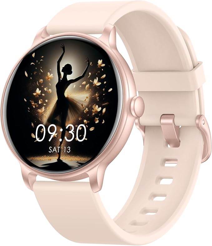 Smart Watch, 1.43'' AMOLED Smart Watches for Men Women (Answer/Make Call), Fitness Tracker with Heart Rate/Sleep Monitor, ...