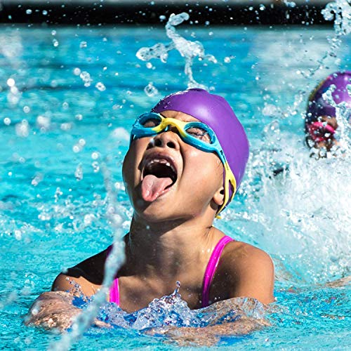 A3 Flex Youth Swim Goggles 3-10 | Leak-Free & Comfortable Kids Swim Goggles | Easy Adjust Split Head Straps