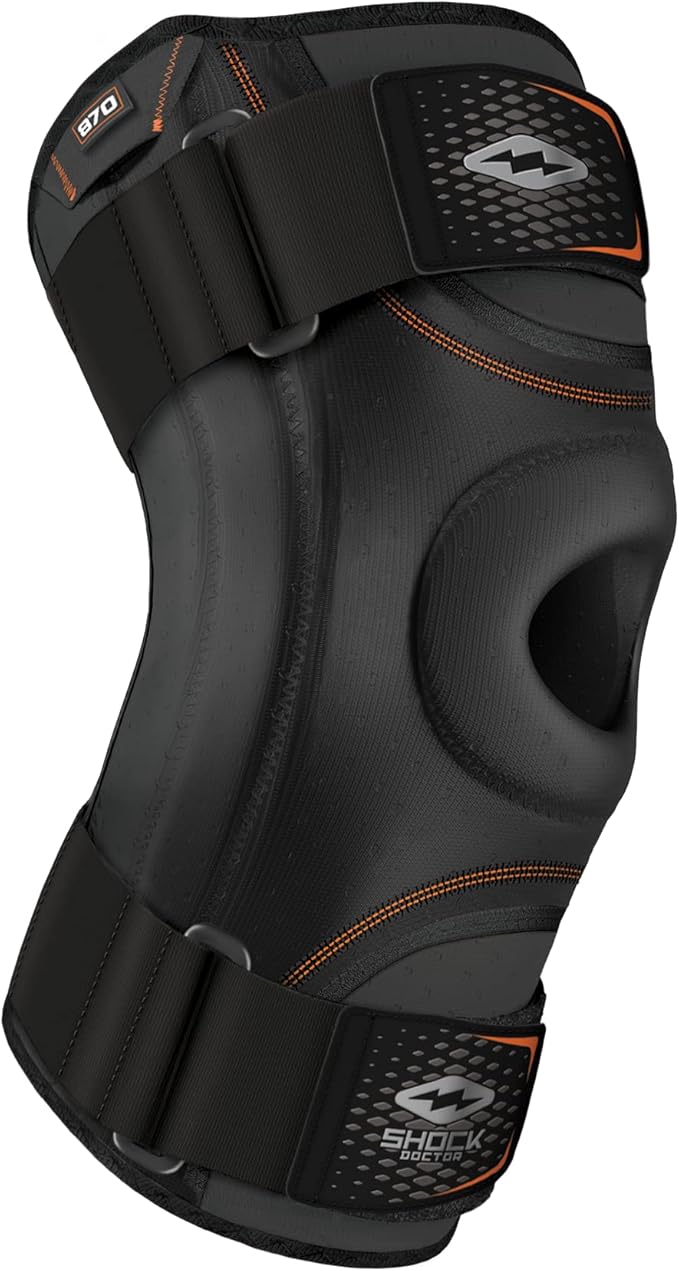Shock Doctor Knee Brace , Compression Knee Brace for Men & Women, Stability, Patella Instability, Meniscus & Ligament Inju...