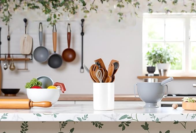 Large kitchen Utensil Holder for Restaurant Wedding,Storage for Table Spoons 6.3”H x 5.3”W