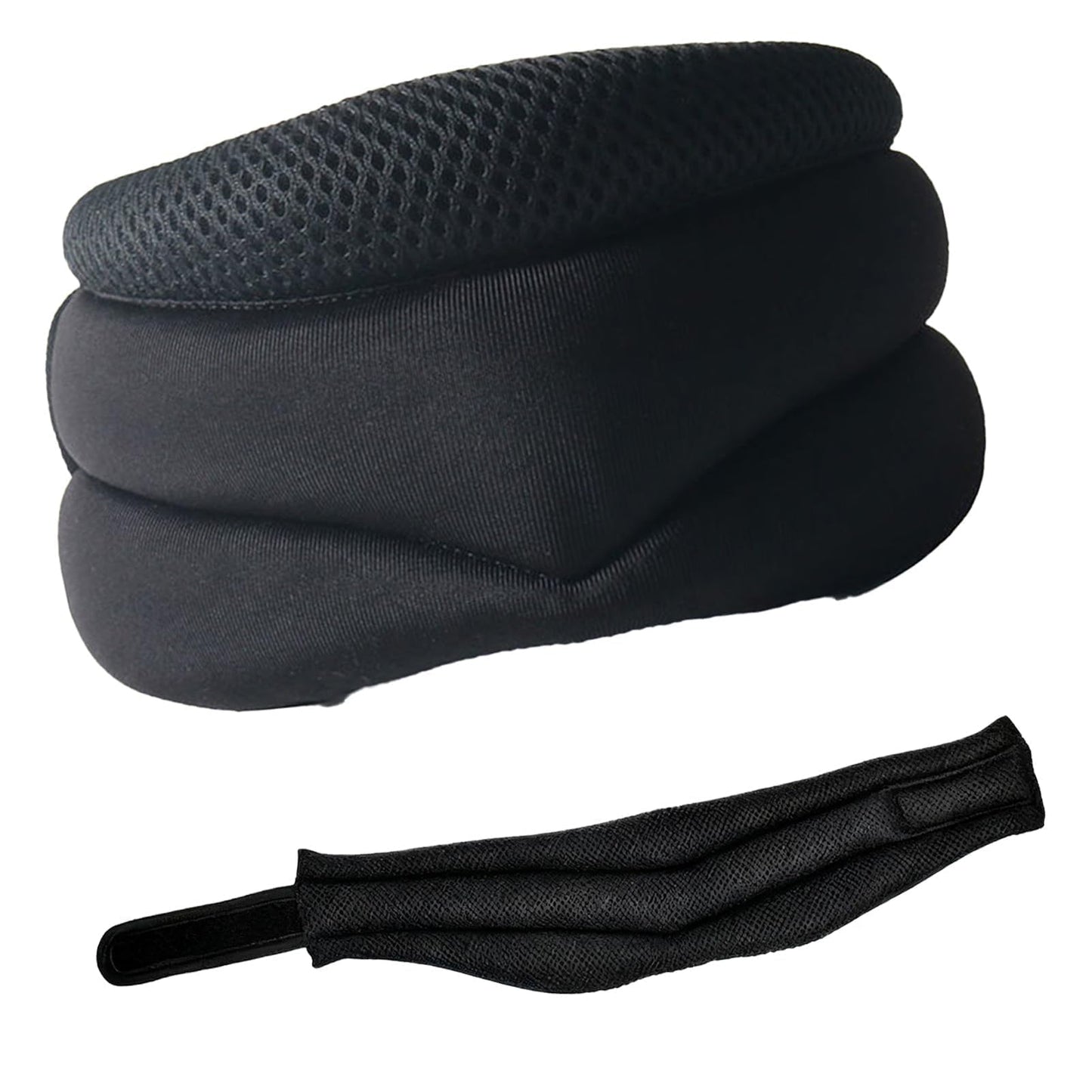 Neck Support for Snoring, Neck Brace, Neck Brace for Sleeping, Adjustable Soft Foam Neck Braces for Men & Women, Ergonomic Design for Comfortable Sleep/Home/Travel/Office(Adjust 5.31-6.49inch)