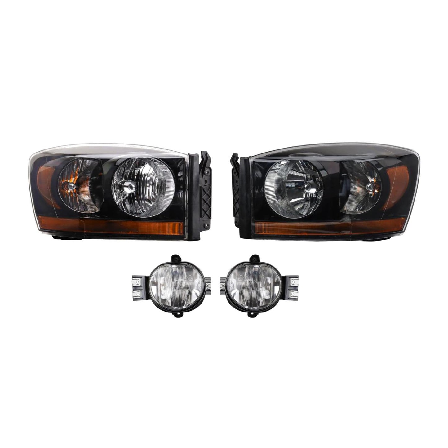 Trq Lighting Kit Compatible With 2006-2008 Dodge Ram 1500 2006-2009 Ram 2500 Ram 3500 Ch2518115 Ch2519115 Ch2592121 Ch2593121