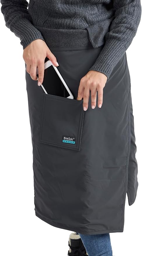 NorSari Sport Blanket and Wearable Wrap, The Bergen Sport, Graphite