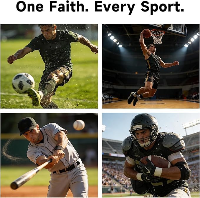 OFlyDesigns Christian Football Sports Keychain, Philippians 4:13 Engraved Inspirational Gift for Men Women Teens