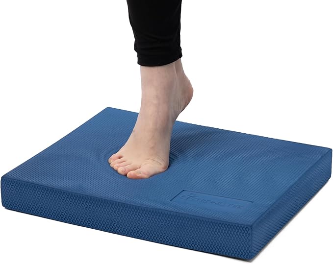 StrongTek Professional Foam Exercise Balance Pad - 15.8" x 13" x 2", High-Density TPE Foam Knee Pad, Non-Slip & Water-Resi...
