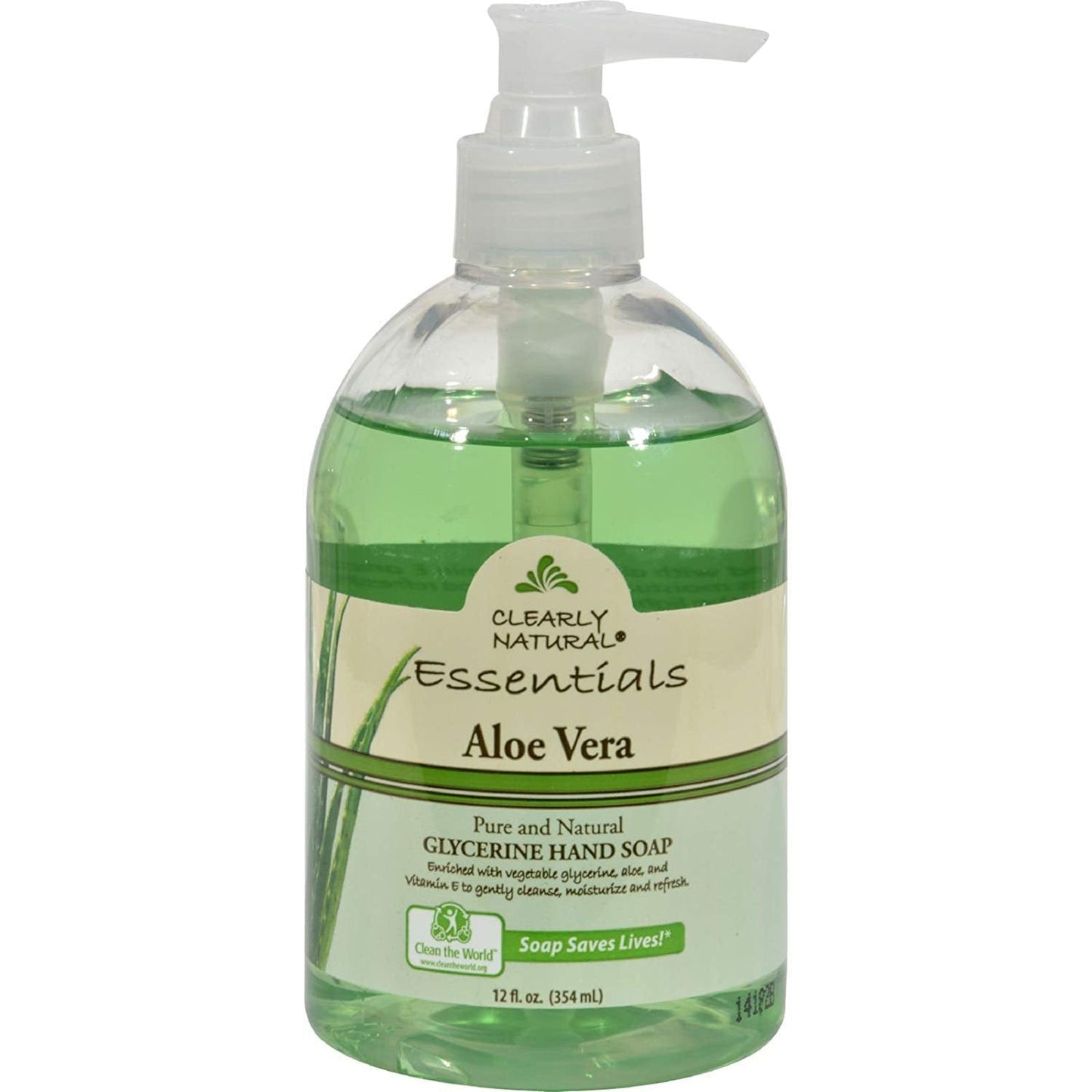 Clearly Natural Liq Soap W/Pump Aloe Vera 12 Fz12