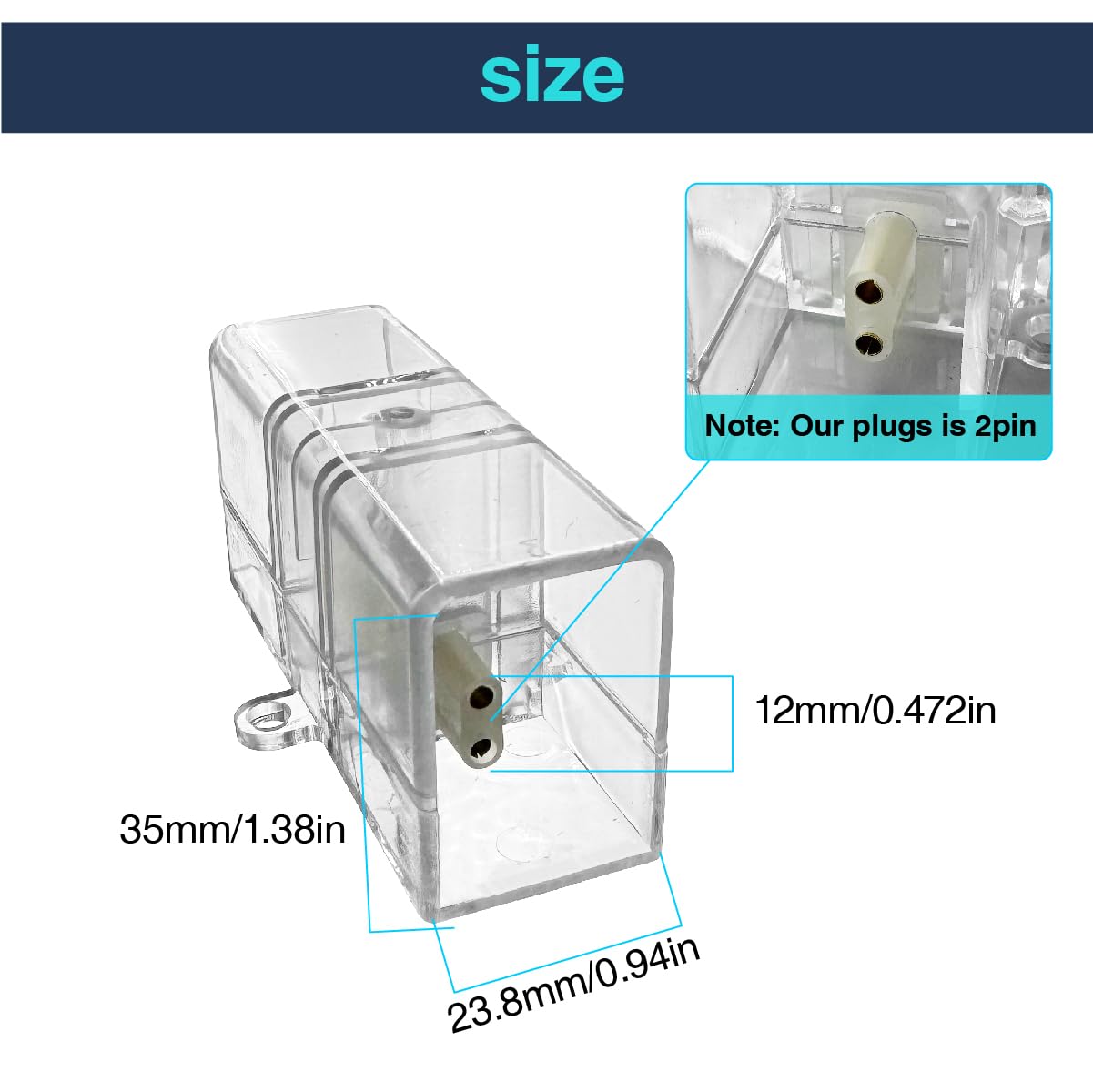 5 Pack Hexagon Garage Light Connectors 180 I-Connector 2 Pin 2 Way Led Garage Light Copper Pin Diy Hexagon Accessories Replacement/Spare For Honeycomb Lighting Systems (5 Pack I Connector)