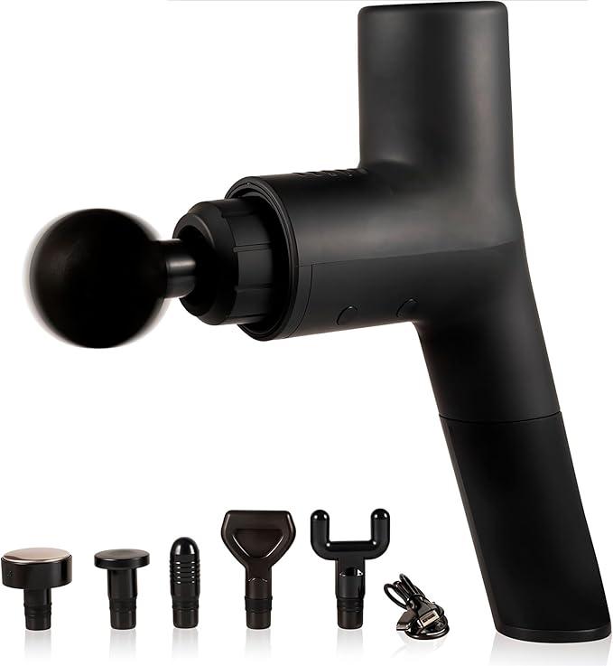 EXELLEON Deep Tissue Muscle Massage Gun | Powerful Handheld Percussion Massager | Back | Neck | Full Body Muscle Recovery...