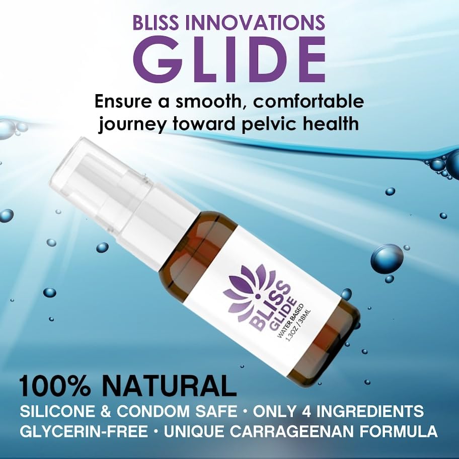 Bliss Innovations Comfort 8-Piece Silicone Wellness Set – Full Progression Kit for Pelvic Floor Support & Flexibility – Soft, Body-Safe – Sizes 1–8 with Elegant Bag + 1.3 oz Glide Bottle – $10 Value