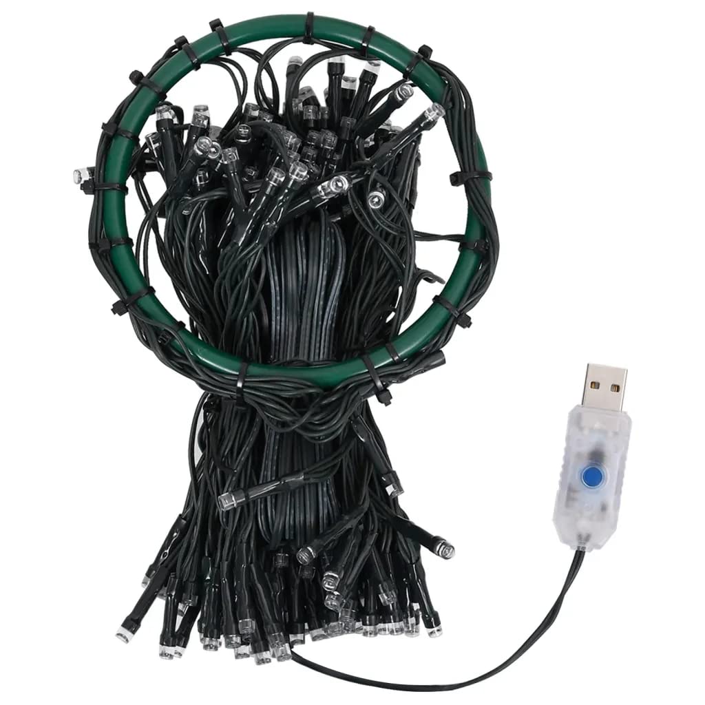 vidaXL Christmas Tree Light 300 LED Warm White Waterfall Lights Model 51281 Indoor/Outdoor Decor