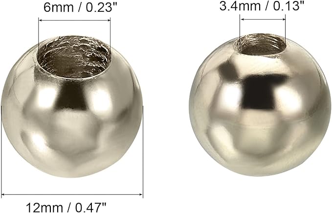 MECCANIXITY Pull Cord Tassels Window Blind Extender Chain Drop Knobs Ball Pull Ends Silver Tone, for Curtain Blinds Shades Light Ceiling Fan Switch, Pack of 8
