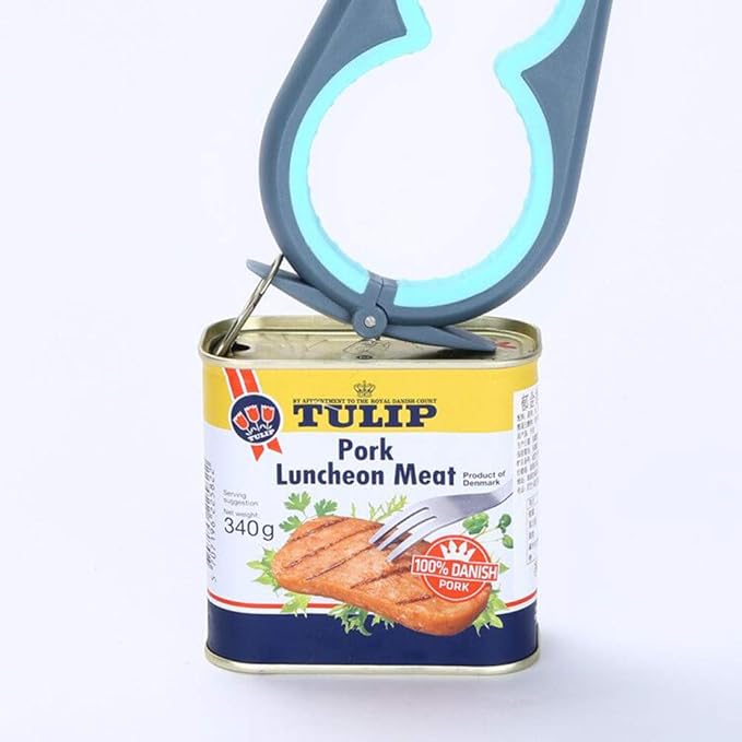 Jar Opener Can Opener Bottle Opener for Seniors, Arthritis Hands and Anyone with Low Strength, Arthritis Jar Openers Get Lids Off Easily(Blue)