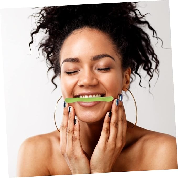 NOLITOY 2pcs Smile Trainer Facial Exercisers Safe Silicone Mouth Muscle Trainer for Face Cheek and Chin Toning Wrinkle Reduction and Overall Facial Shape Enhancement