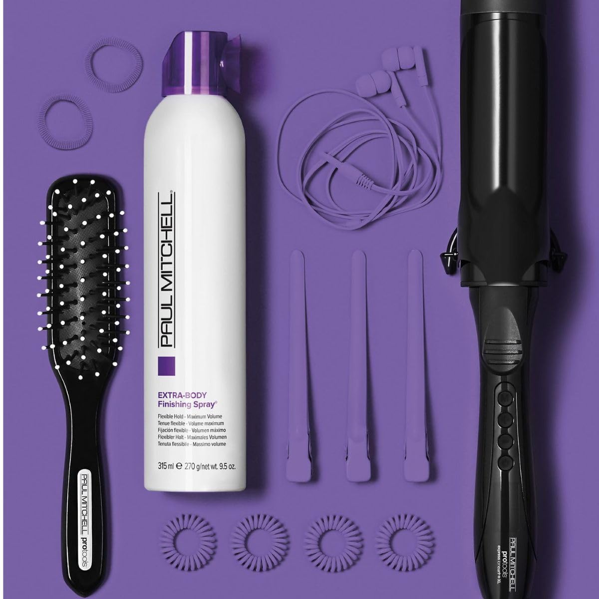Paul Mitchell Extra-Body Finishing Spray, Flexible Hold, Maximum Volume, For Fine Hair, 9.5 oz.