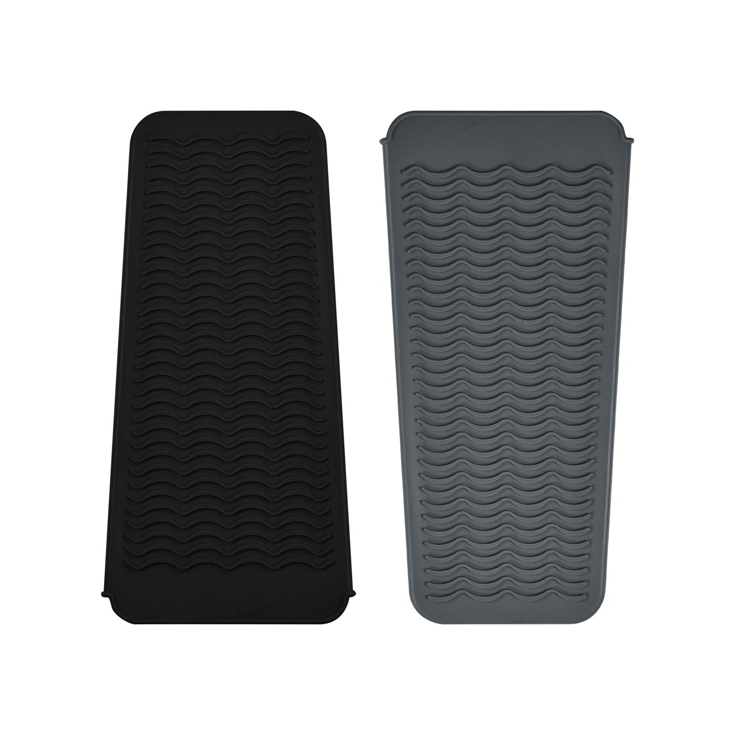 EIOKIT Silicone Heat Resistant Travel Mat Pouch for Hair Straightener, Crimping Iron, Curling Wand, Flat Iron, and Styling Tools