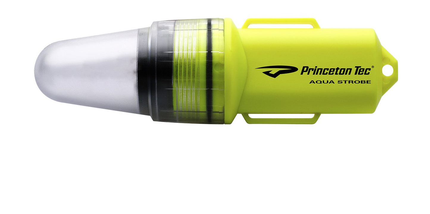 Princeton Tec Aqua Strobe Led Light - Neon Yellow, One Size, Durable Plastic, Model As-Led-Ny