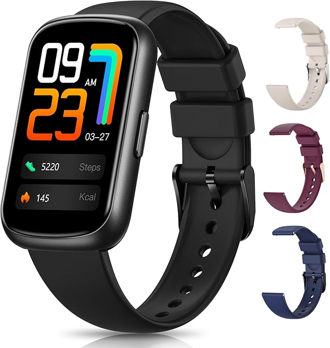 Fitness Tracker, Smart Watches for Women Men with Heart Rate/SpO2/Sleep Monitor, IP68 Waterproof Fitness Watches for Women...