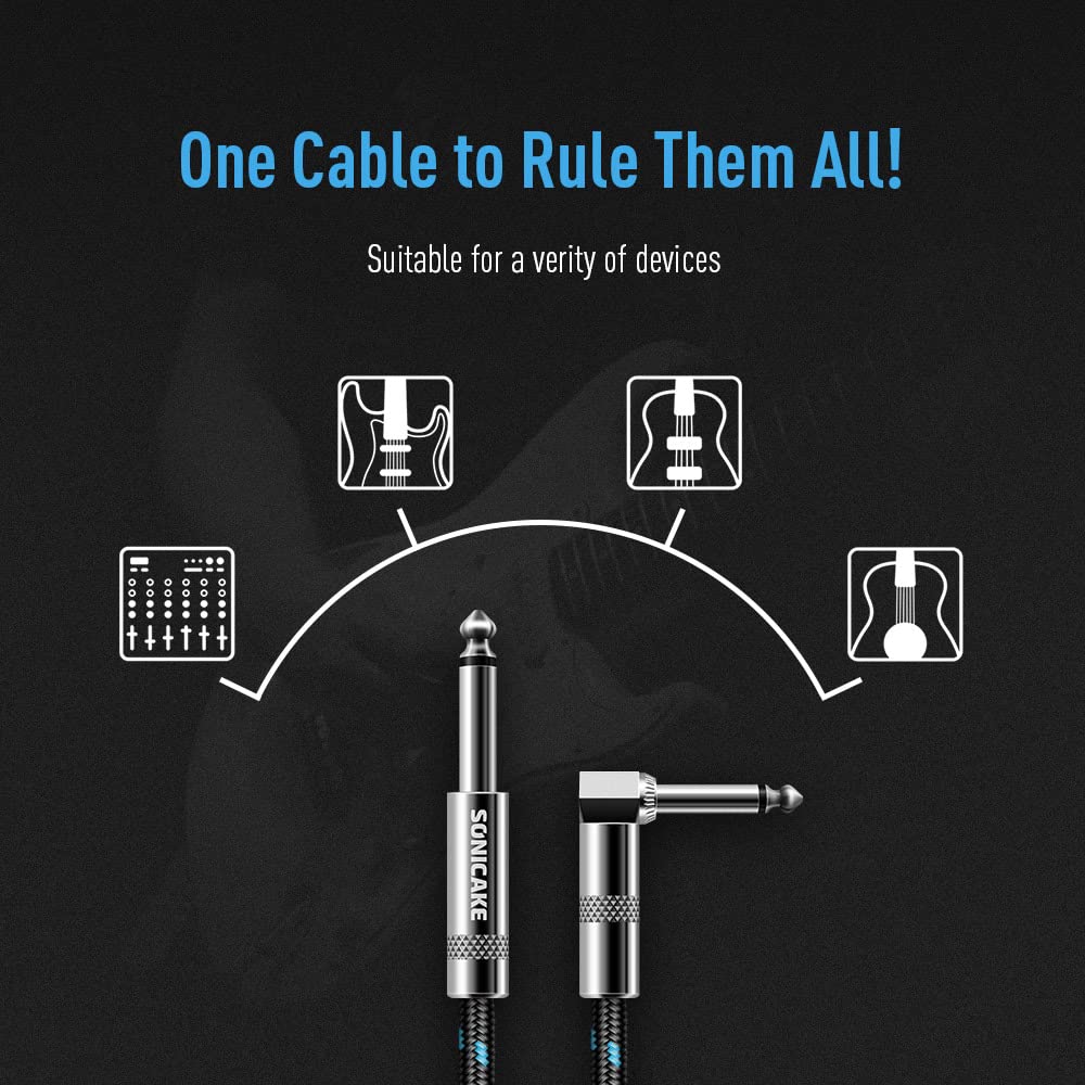 Instrument Cable (20Ft/6M, Straight To Straight)
