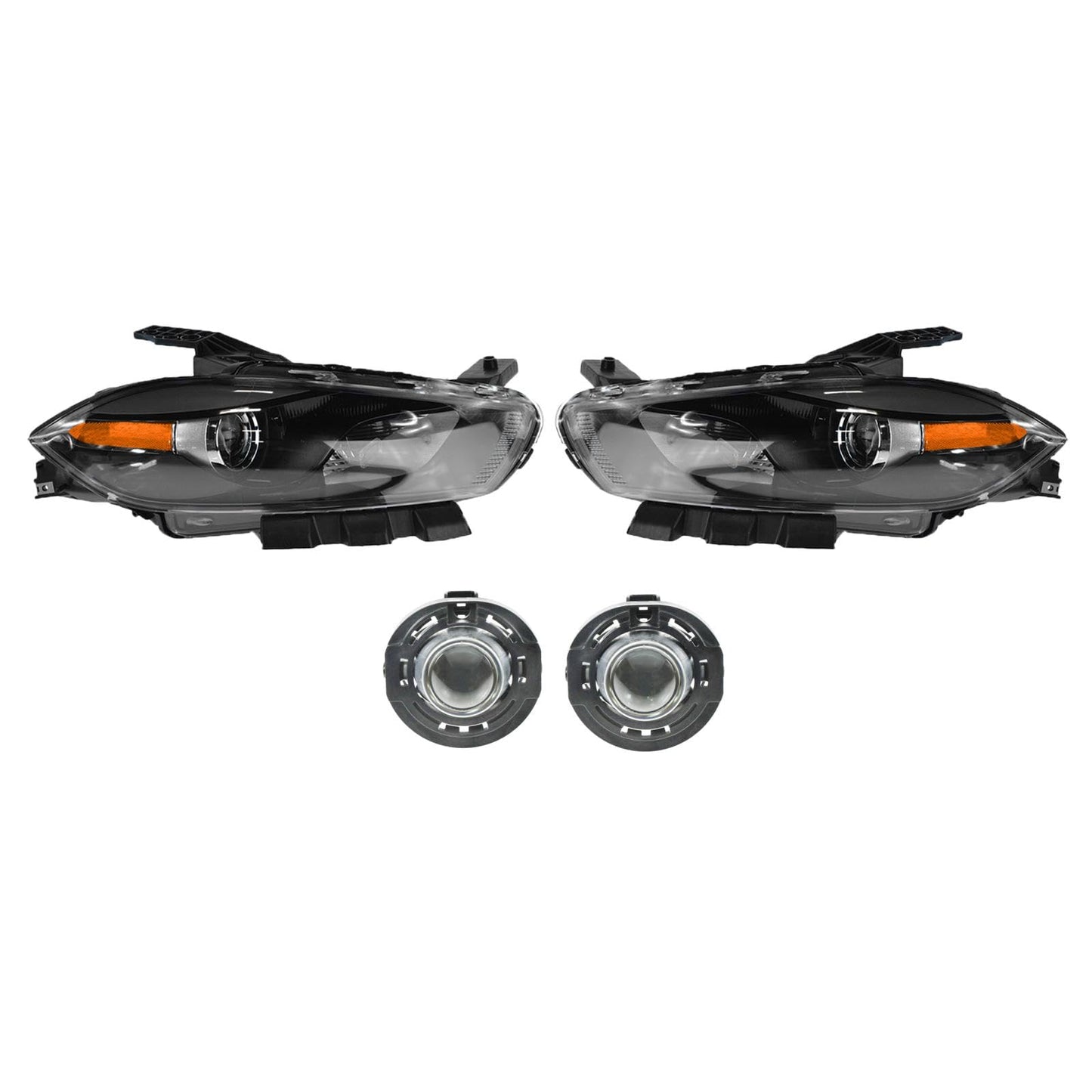 Trq Lighting Kit Ch2518145 Ch2519145 Ch2594105 Compatible With 2013-2016 Dodge Dart