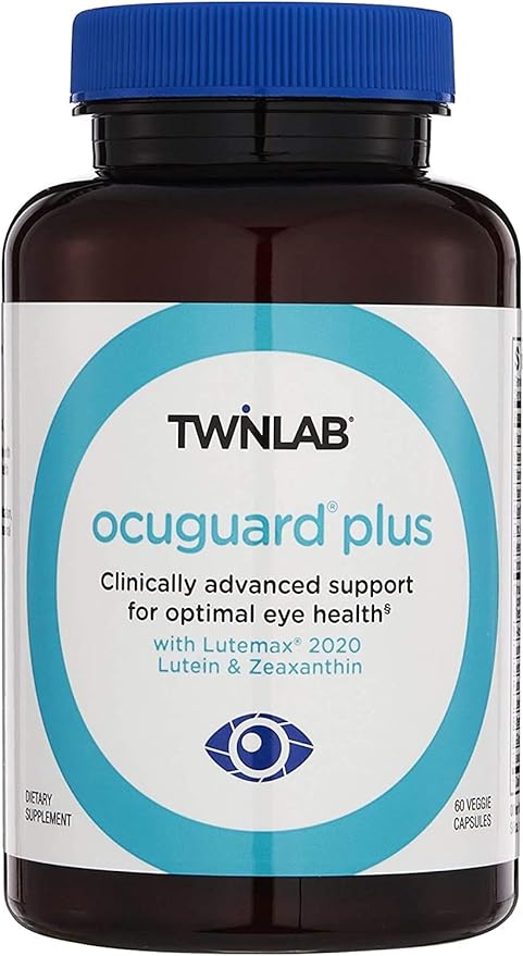 Twinlab Ocuguard Plus - Eye Supplement with Zinc, Vitamin A, C & D - 60 Veggie Capsules