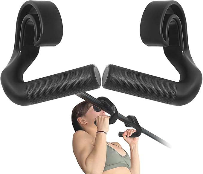 Neutral Grip Pull Up Handles 45° - Angles 90 Grips for Relieve Wrist Stress - Non-Slip Pull Up Grips - for Pull-Ups Deadli...