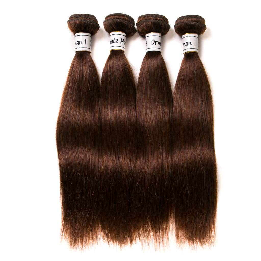 Straight Bundle Weft Human Hair Brazilian Straight Virgin Hair 100% Unprocessed Human Hair Weave Bundles Extensions 9A Grade Bro