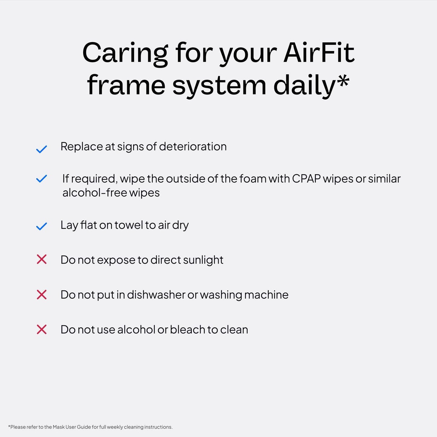 Resmed AirFit N20 Frame System - for Nasal CPAP Mask - Replacement CPAP Accessories - Without Headgear - Medium