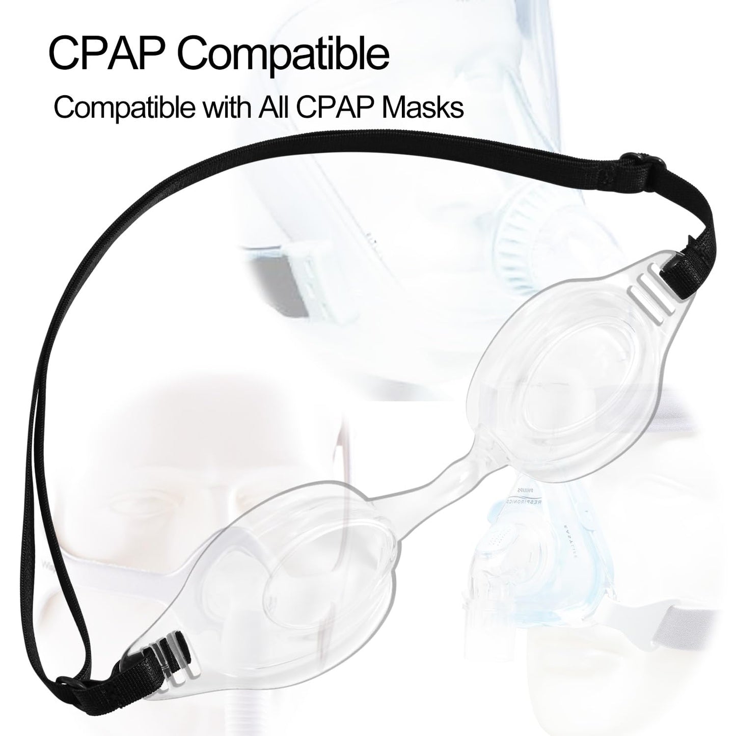 cosycare Dry Eye Relief Moisture Chamber Goggles - Adjustable Night Sleep Eye Protection for Chronic Dry Eyes, Post-LASIK Recovery & Evaporative Tear Relief