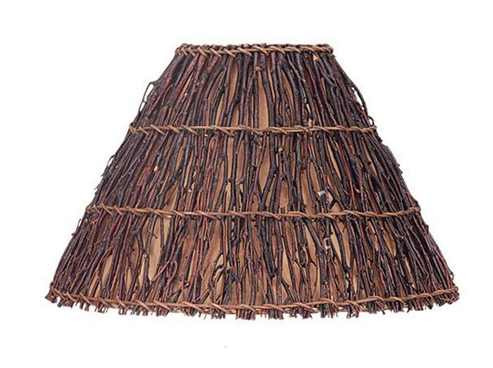 Cal Lighting SH-8018 Transitional Shade, 16.75in Metal in Bronze/Dark Finish, Brown