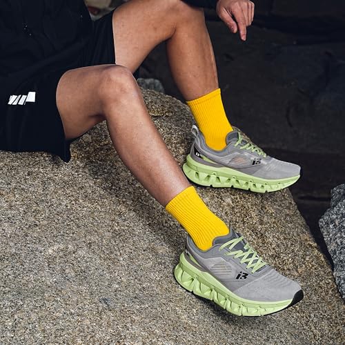 DIPAIYING Men's Breathable Walking Shoes Non Slip Tennis Athletic Sneakers Comfortable Running Gym Workout Jogging Cross T...