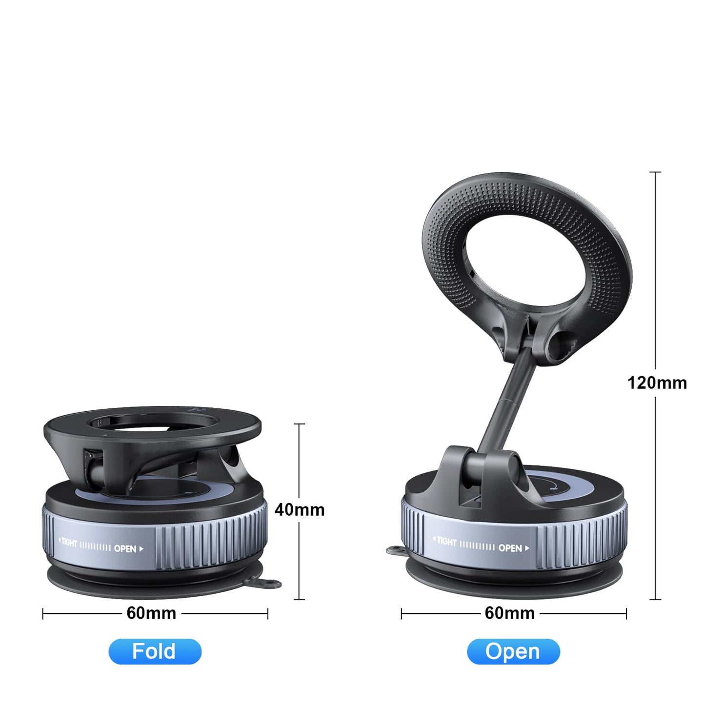 Yiernuo Magnetic Car Mount,Ultra Magnetic 360 Degree Rotation Dashboard Car Phone Holder,Car Accessories For Iphone,Gifts For Me