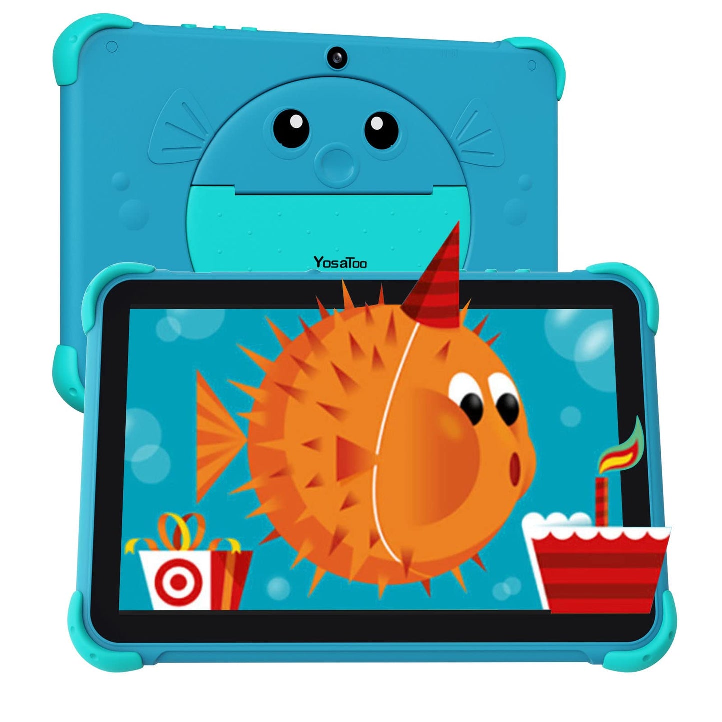 Kids Tablet 10 inch Tablet for Kids 2GB 32GB Toddler Tablet with Case WiFi IPS Screen Dual Camera  Kids Android Learning Tablets Lots Educational Contents Tablet for Kids Toddlers 3-7 8-12 Boys Girls-New