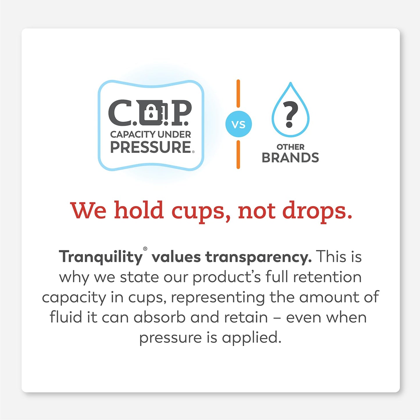 TRANQUILITY-1/2CSPK-2070 TopLiner® Disposable Booster Pads - Regular (14" x 4") - 100 ct