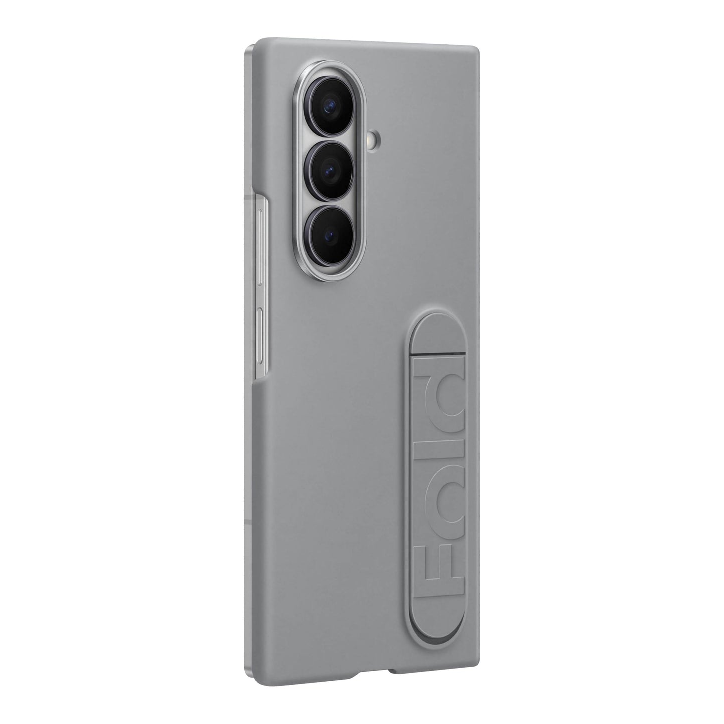 Samsung Galaxy Z Fold7 Silicone Phone Case, Protective Cover With Stand, Secure Grip, Soft, Comfortable Design, Us Version, Gray