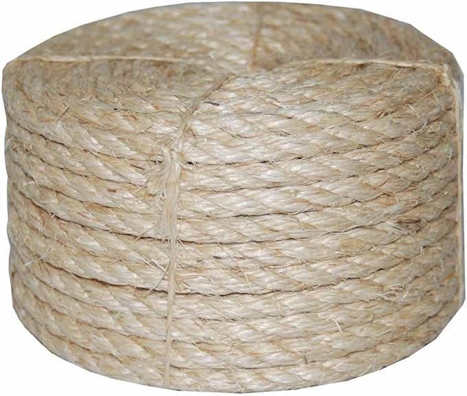 T.W. Evans Cordage Co. 21-410 3/8 in. x 100'. Twisted Sisal Rope