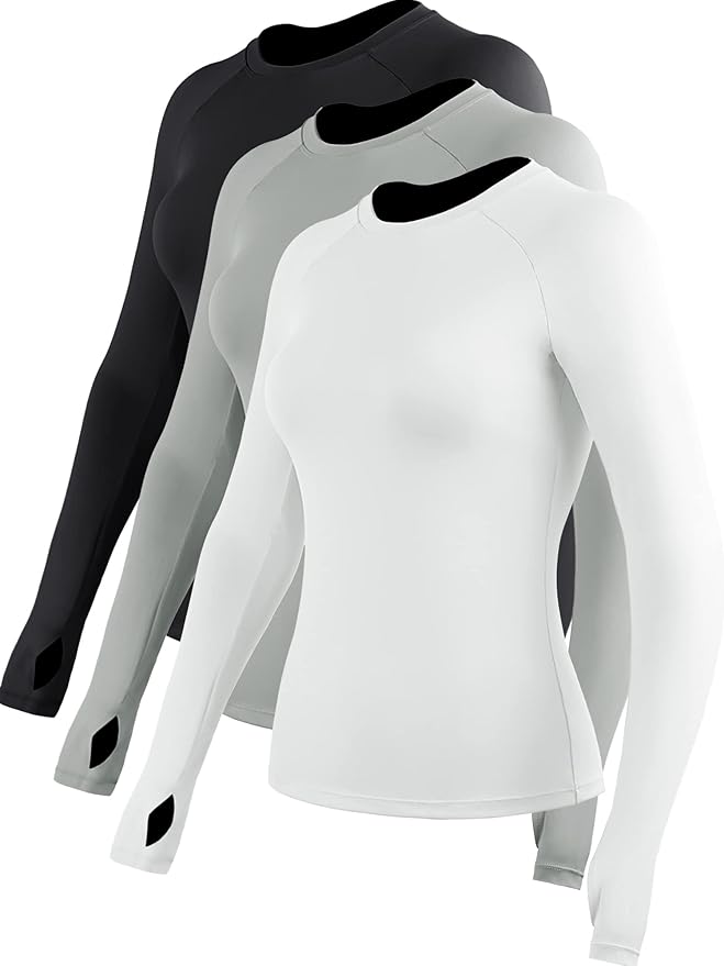 CADMUS Quick-Drying Running Long Sleeve Shirt for Women Workout Shirts