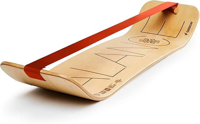 GIBBON SlackBoard - GiBoard Balance Board - Gift for Kids & Adults - 1 & 2 Line Options - Slackline Balance Trainer for Co...