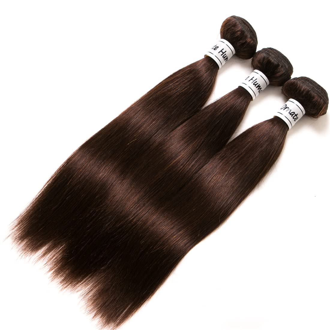Dark Brown Bundles Human Hair 3 Pieces Brazilian Body Wave Hair Extension Virgin Hair 100% Human Hair Double Weft Weave Bundles