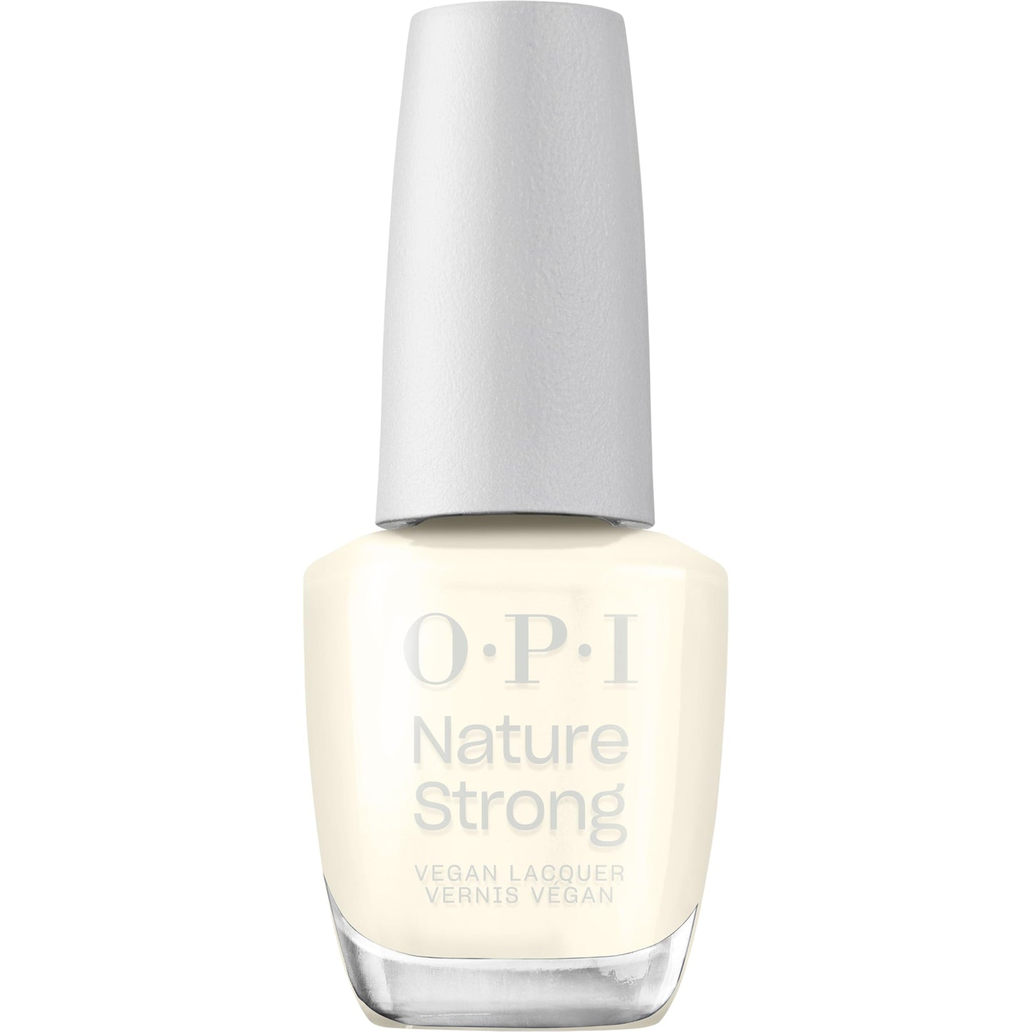 OPI Nature Strong Cauliflower Power | Semi-Sheer Soft Warm White Crme Natural Origin Nail Polish LE | Plant Based, Vegan, Cruelt