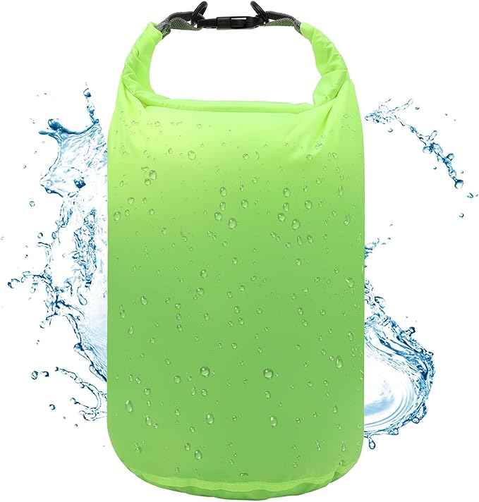 R2Depot Waterproof Dry Bag, 5L/10L/20L/40L/70L Dry Storage Bag for Kayaking, Gym, Hiking, Swimming (Green, 70L)